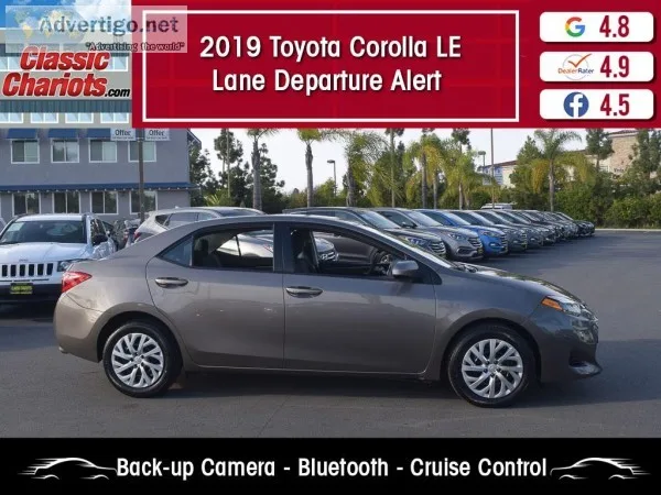 Used 2019 Toyota Corolla LE for Sale in San DIego- 20911r