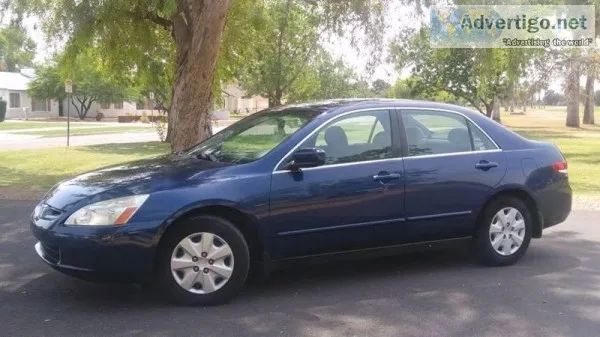 2004 Honda Accord Blue 34878 Miles