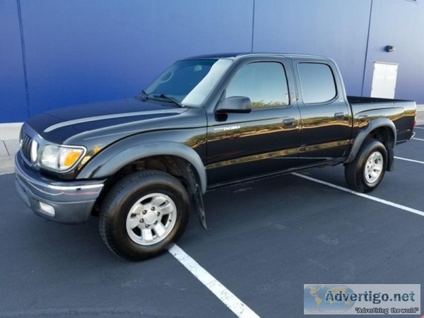 2003 Toyota Tacoma Black Pickup Truck 54612 miles 4dr