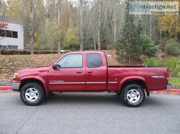 2003 Toyota Tundra Red Pickup Truck 91796 Miles Automatic