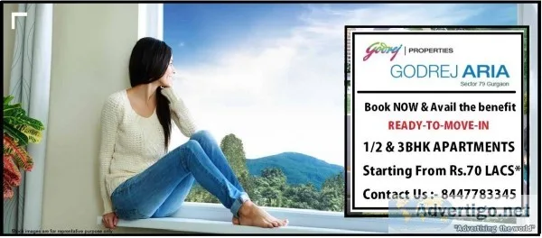 Book Now 12 and 3BHK Apartments in Godrej Aria Sector 79 Gurgaon