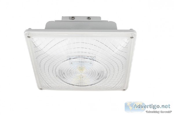 Our LED Canopy Lights are Ideal for Parking Lots and Warehouses