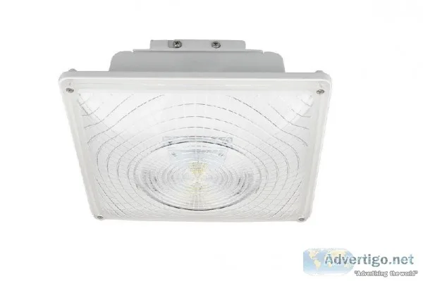 Our LED Canopy Lights are Ideal for Parking Lots and Warehouses