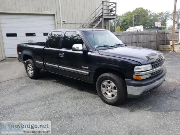 2003 Chevrolet Silverado 1500 Black Pickup Truck 67840 Miles 4WD