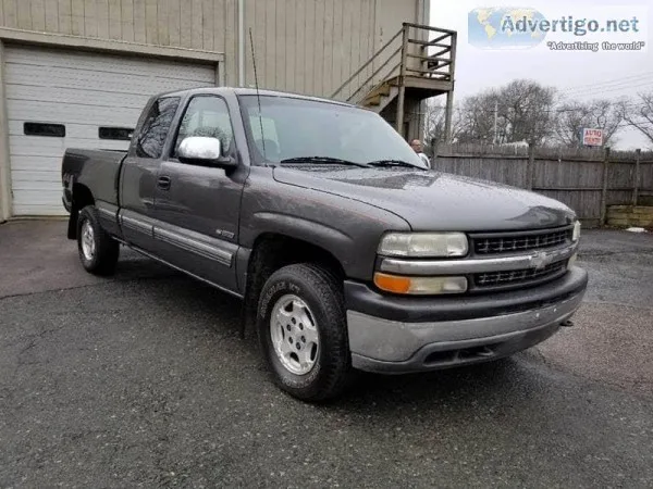 2003 Chevrolet Silverado 1500 Gray Pickup Truck 83385 Miles Auto