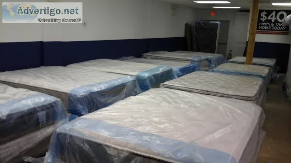 new mattress sets...name brand 50-80% off retail 40 down