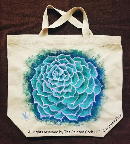 Folsom Studio 217 Succulent Tote  BOGO  Buy One Get One Free