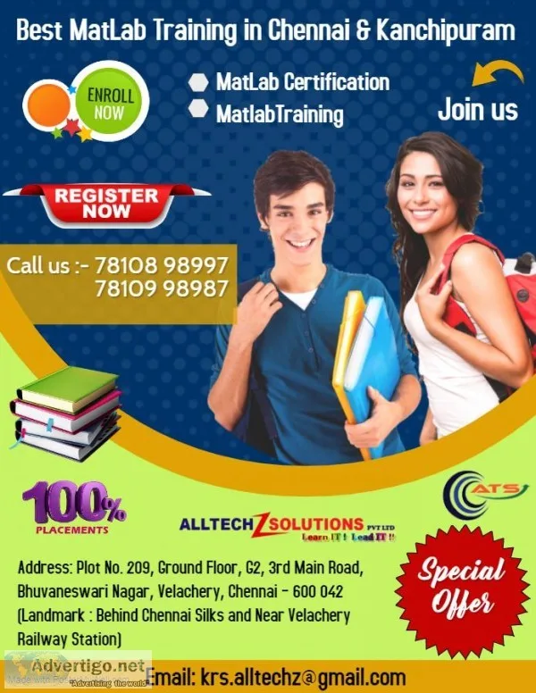 Best Matlab Training Center in Chennai