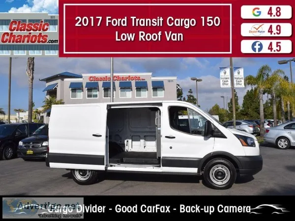 Used 2017 Ford Transit Cargo 150 Low Roof Van for Sale in San Di