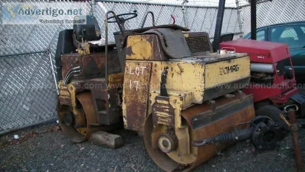 Bomag Duel Drum Articulated Vibrating Asphalt Roller