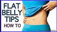 Ways to get a flat tummy