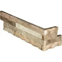 Fossil Rustic 6X12X6 Split Face Corner Ledger Panel