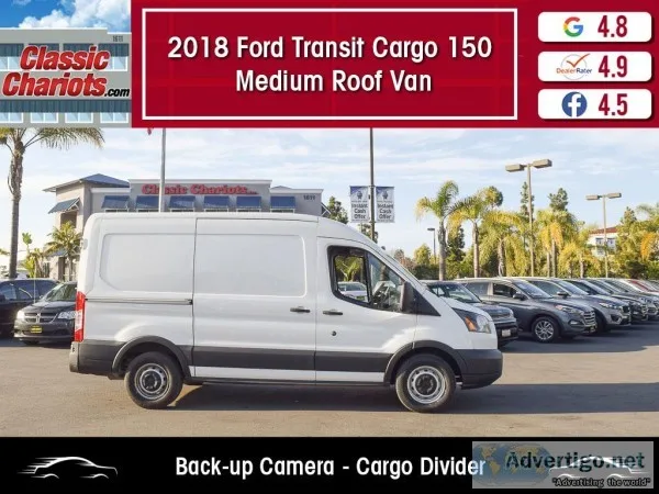 Used  2018 Ford Transit Cargo 150 Medium Roof Van for Sale in Sa
