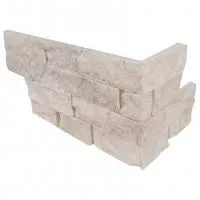 Tiara Beige 6X12X6 Split Face Corner Ledger Panel