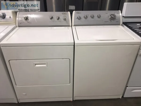 WASHER AND DRYER WHIRLPOOL HEAVY DUTY SUPER CAPACITY PLUS