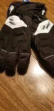 Lake Effect Snowmobile Gloves Black White Size X-Large