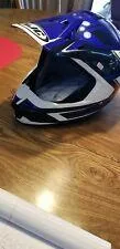 HJC Blue White 2X-Large Open Face Snowmobile Helmet