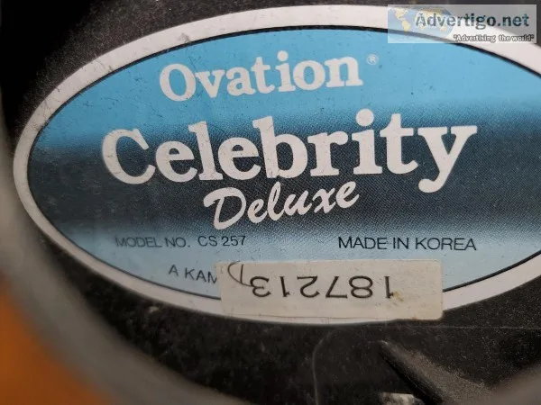 OVATION Celebrity Deluxe -Black