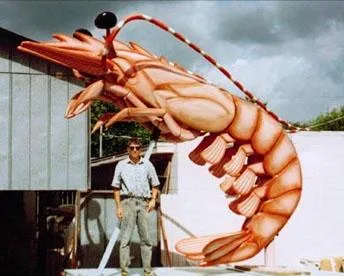 NEW 20 FT SHRIMP MOUNT FIBERGLASS REPLICA