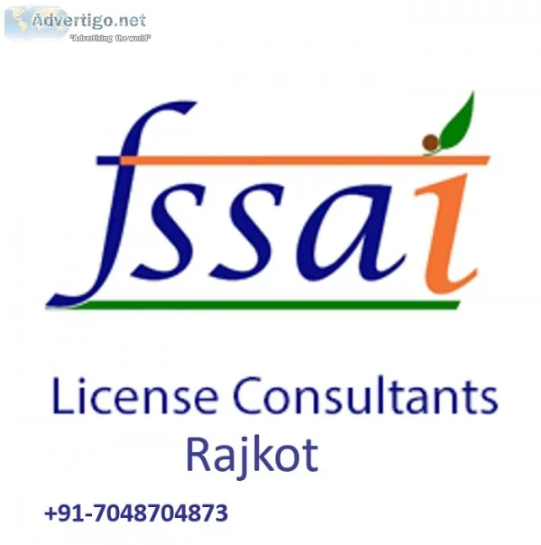 FSSAI license Rajkot