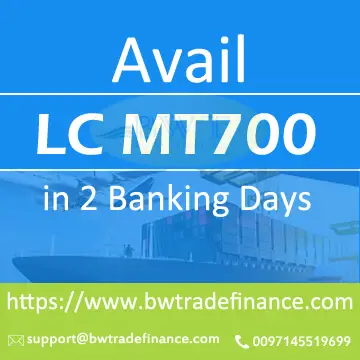 Letter of credit (mt700) for traders