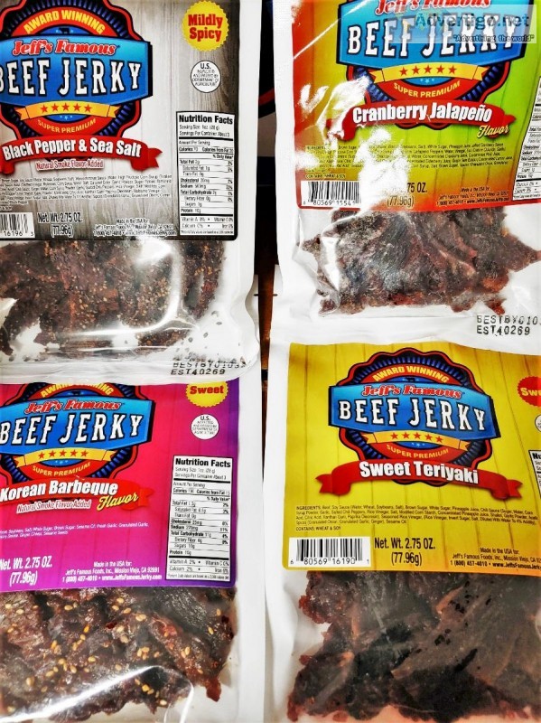 Gamers- Best Gift for Him-Jeff s Famous Jerky is the Best on the