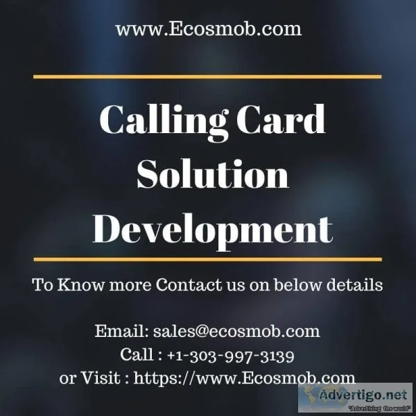 Advanced VoIP Calling Card Solution Development by Ecosmob