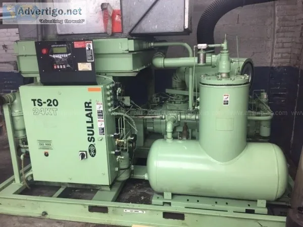 Lot 2 125hp Compressors and Air Tank