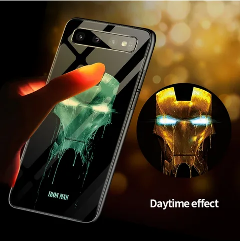 Shop for Superheros Luminous Glass Case ShoppySanta