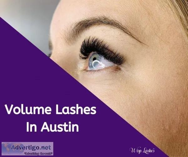 Volume Lashes In Austin - Wisp Lashes