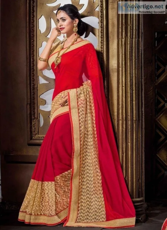 Buy Indian Casual Sarees Online - Kolkozy Fashion