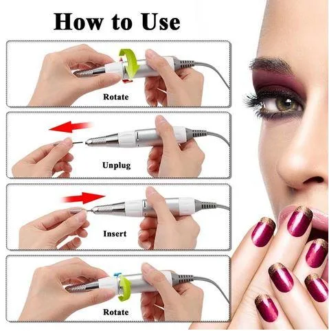 Shop for Electric Nail Drill Cordless Manicure Pedicure SetShopp
