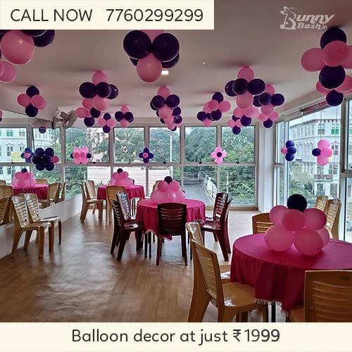 Balloon decor at Rs.1999