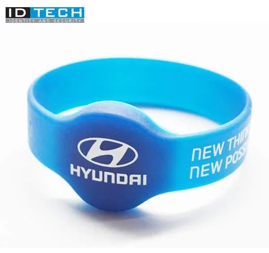 RFID Silicon Round Wristbands  Silicone Wristbands India Manufac