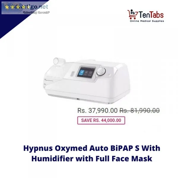 Hypnus Oxymed Auto BiPAP S With Humidifier with Full Face Mask