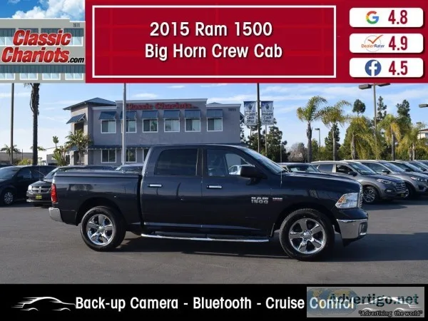Used 2015 RAM 1500 Big Horn Crew Cab for Sale in San Diego - 211