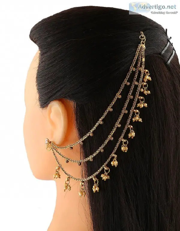 Check out Latest Design of ear chains at best price from Anuradh