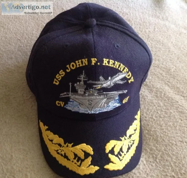 NAVY Admirals BallCapAircraftCarr ierInsigniaCV67