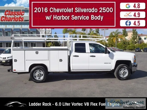 Used 2016 Chevrolet Silverado 2500 w Harbor Service Body for Sal