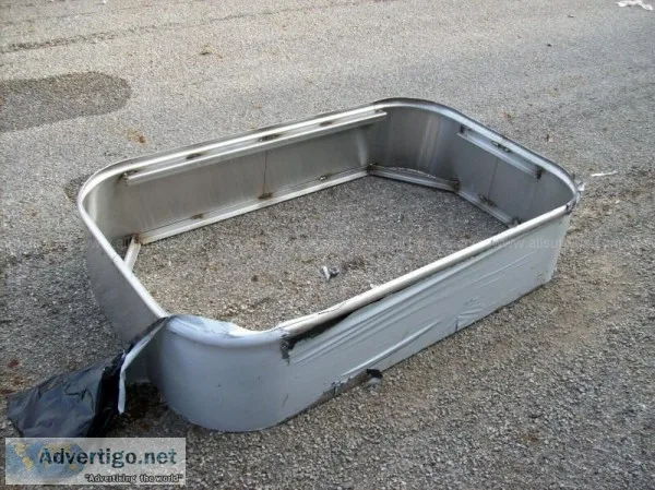 48 Units - Stainless Steel Gas Pump Island Curb