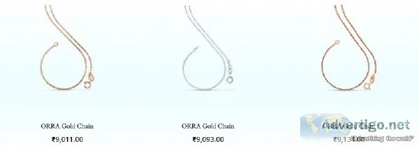 ORRA Gold Chain For Women and Men