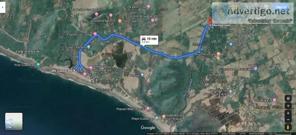 Popoyo Nicaragua LandLot For Sale Near Best Surfing
