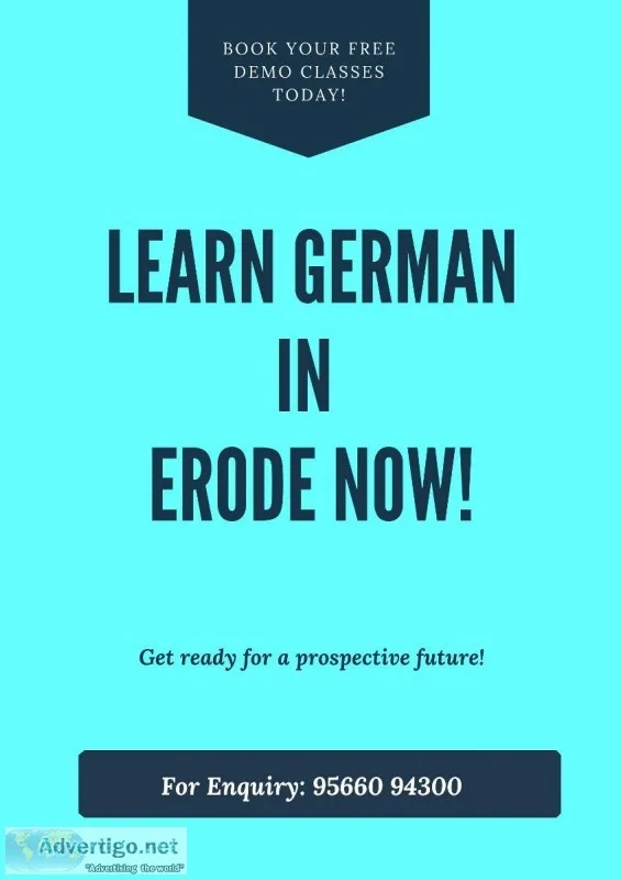 German Language classes in Erode-9566094300
