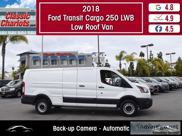 Used 2018 Ford Transit Cargo 250 LWB Low Roof Van for Sale in Sa