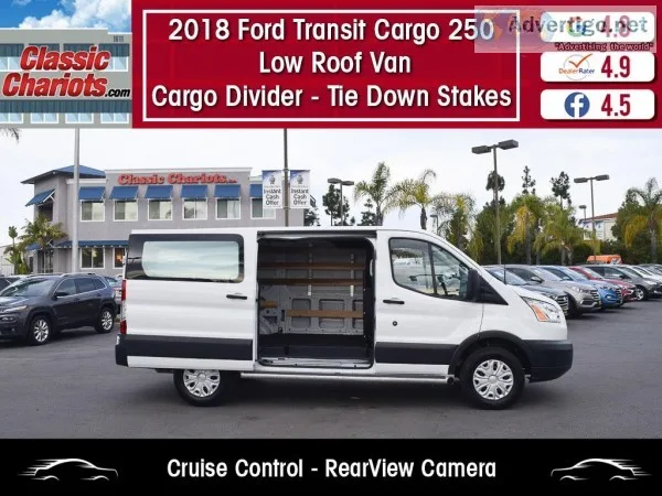 Used 2018 Ford Transit Cargo 250 Low Roof Van  for Sale in San D