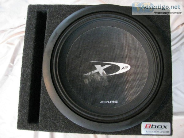 Alpine SWX-1243D  12" Dual 4 ohm Type-X Series Car Subwoofer