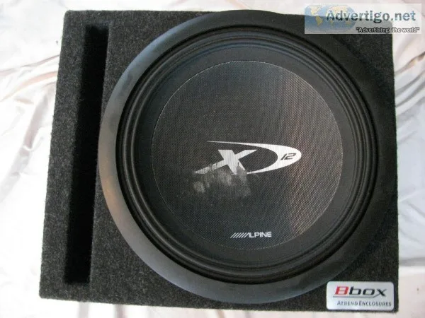 Alpine SWX-1243D  12&quot Dual 4 ohm Type-X Series Car Subwoofer