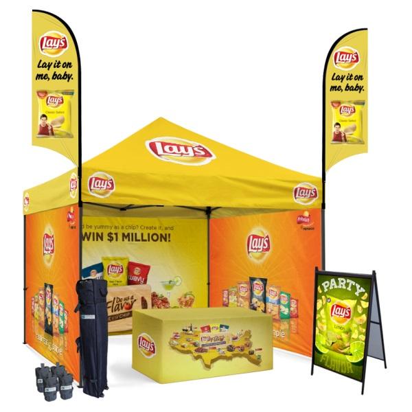 High-Quality Custom Logo Tents With Printed Graphic  California
