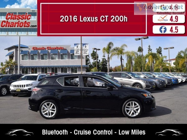 Used 2016 Lexus CT 200h for Sale in San Diego - 20881