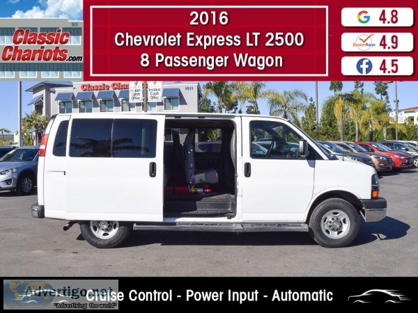 Used2016 Chevrolet Express LT 2500 8 Passenger for Sale in San D